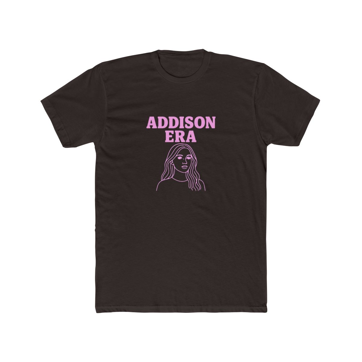 Addison Era Pink Portrait | Addison Rae Tee, TikTok Fan Shirt, Concert Gift - alternate angle 2, merchandise