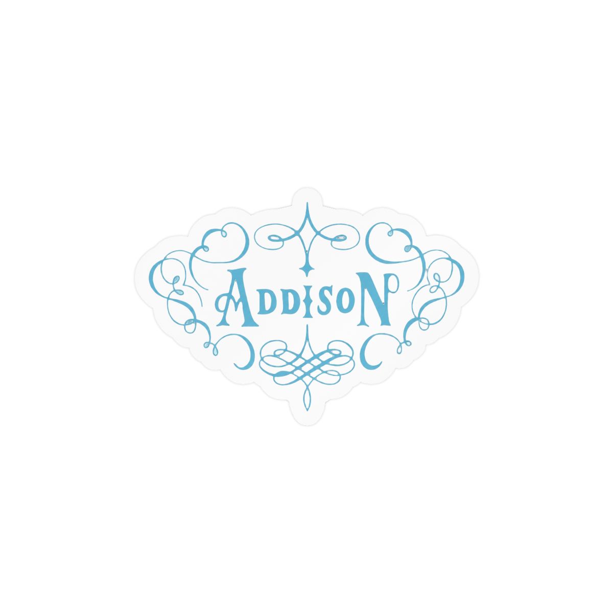 Addison Blue Sticker | Cute Vinyl Decal - alternate angle 2, merchandise