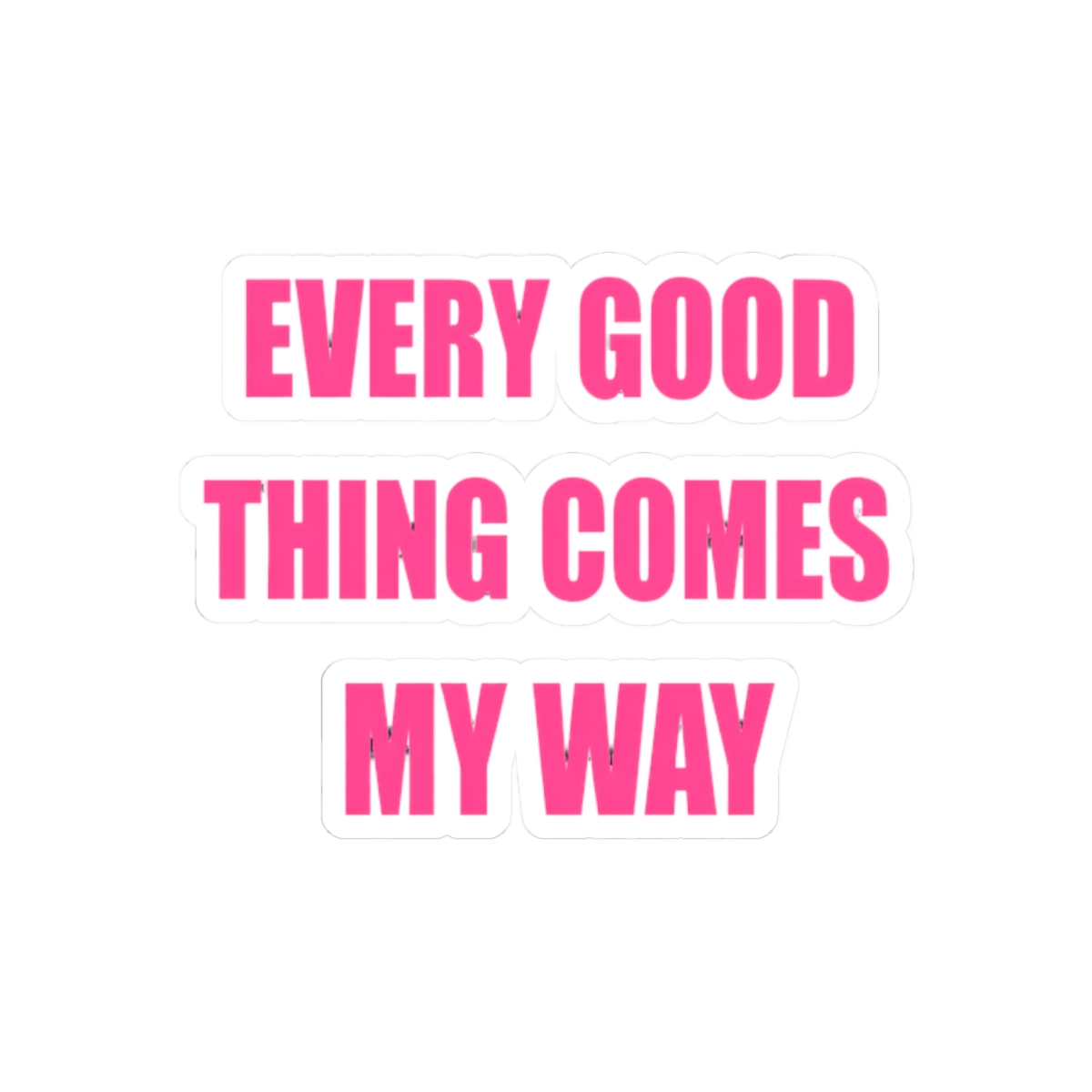Addison Rae Headphones On Lyrics Sticker | Bold Fan Vinyl Decal - alternate angle 3, merchandise