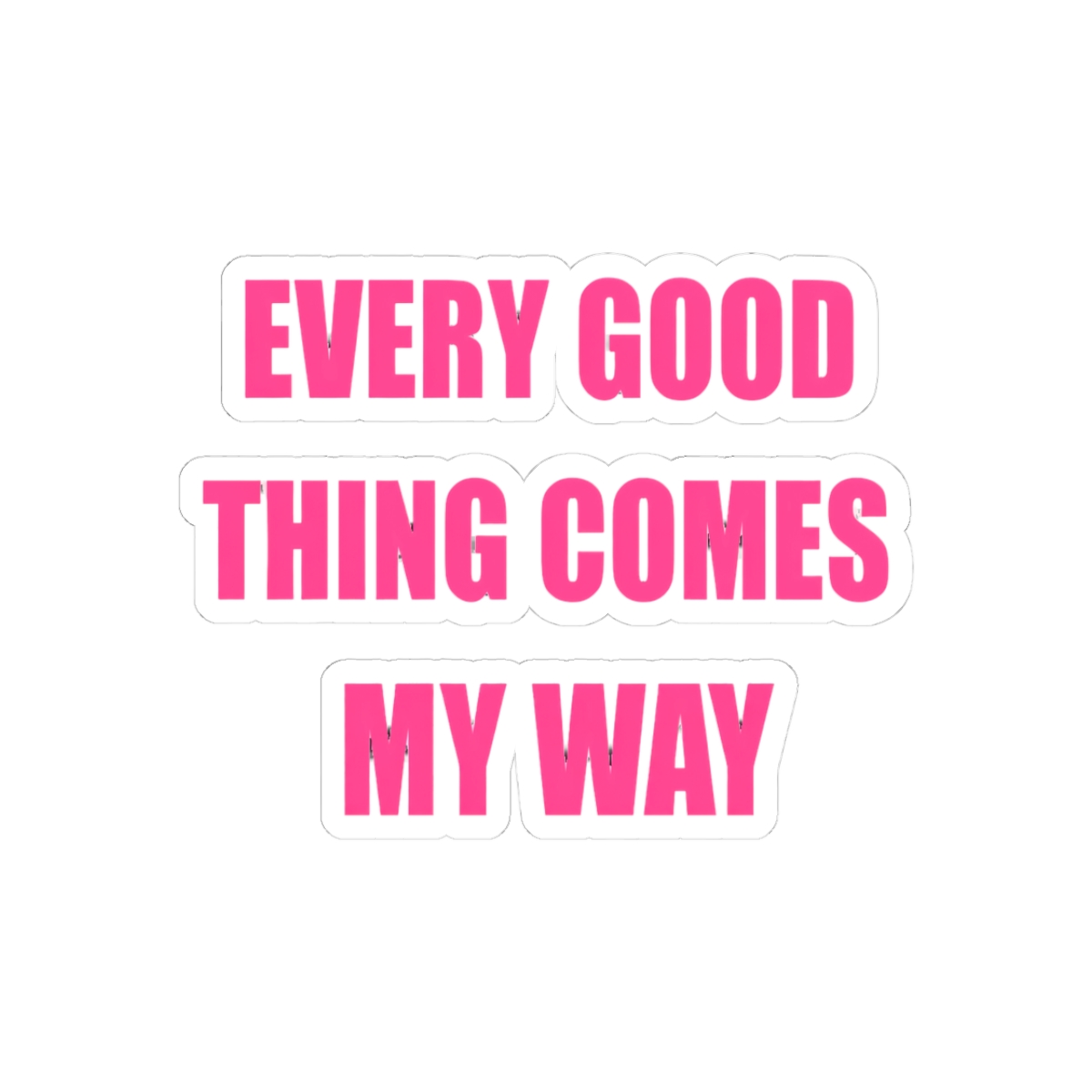 Addison Rae Headphones On Lyrics Sticker | Bold Fan Vinyl Decal