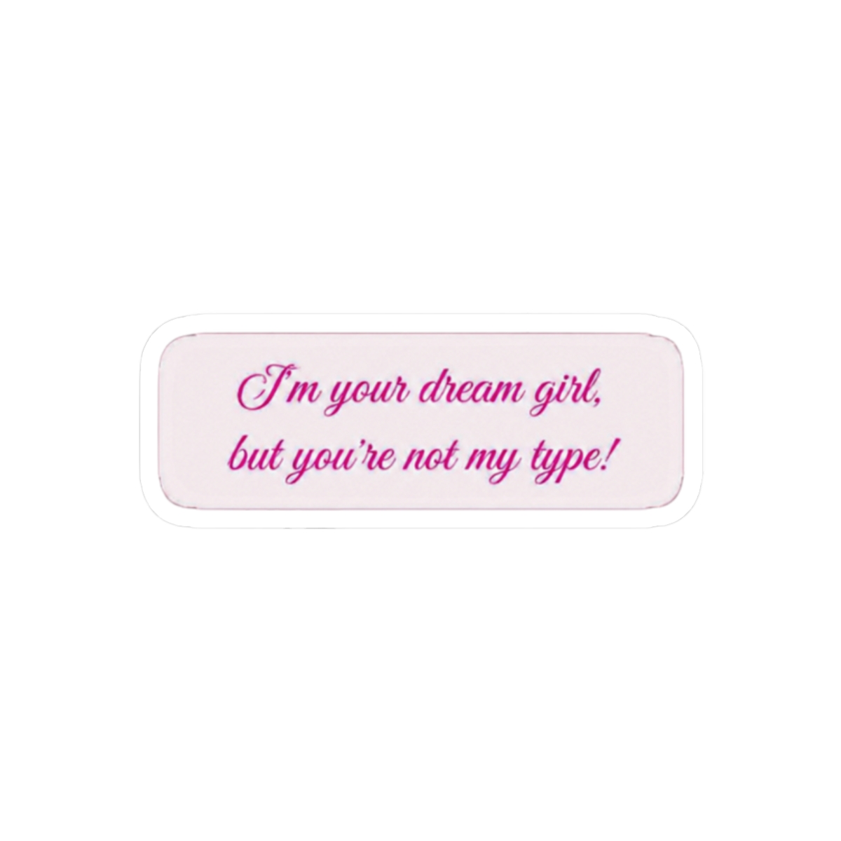 Addison Rae Fame Is A Gun Iconic Lyrics Sticker | Bold Pop Fan Decal - alternate angle 3, merchandise