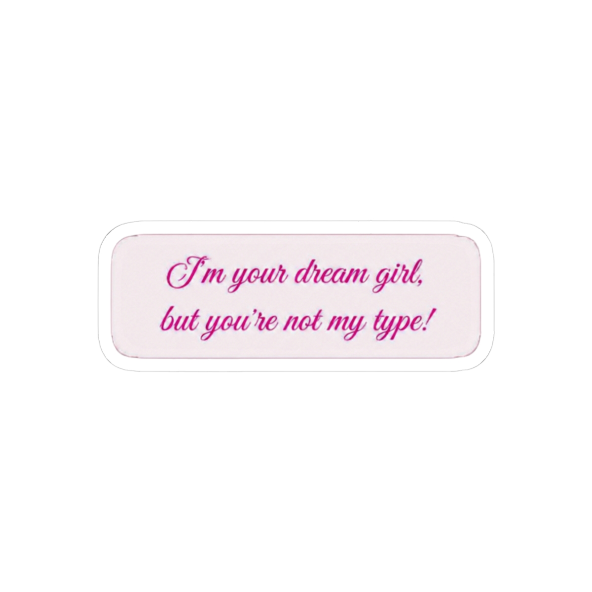 Addison Rae Fame Is A Gun Iconic Lyrics Sticker | Bold Pop Fan Decal