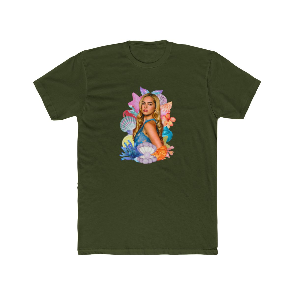 Addison Rae Ocean Goddess Aesthetic T Shirt - alternate angle 2, merchandise