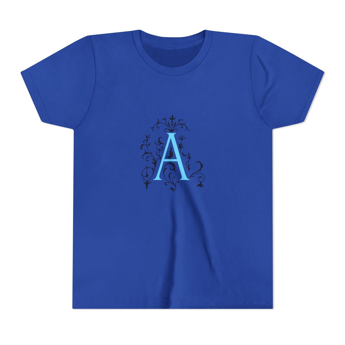 Addison 'A' Logo Kids T Shirt with Front & Back Print - alternate angle 4, merchandise