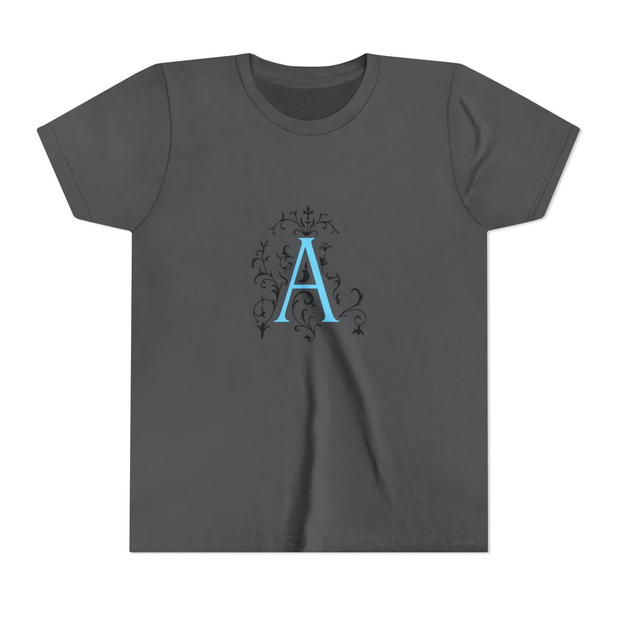 Addison 'A' Logo Kids T Shirt with Front & Back Print - alternate angle 5, merchandise