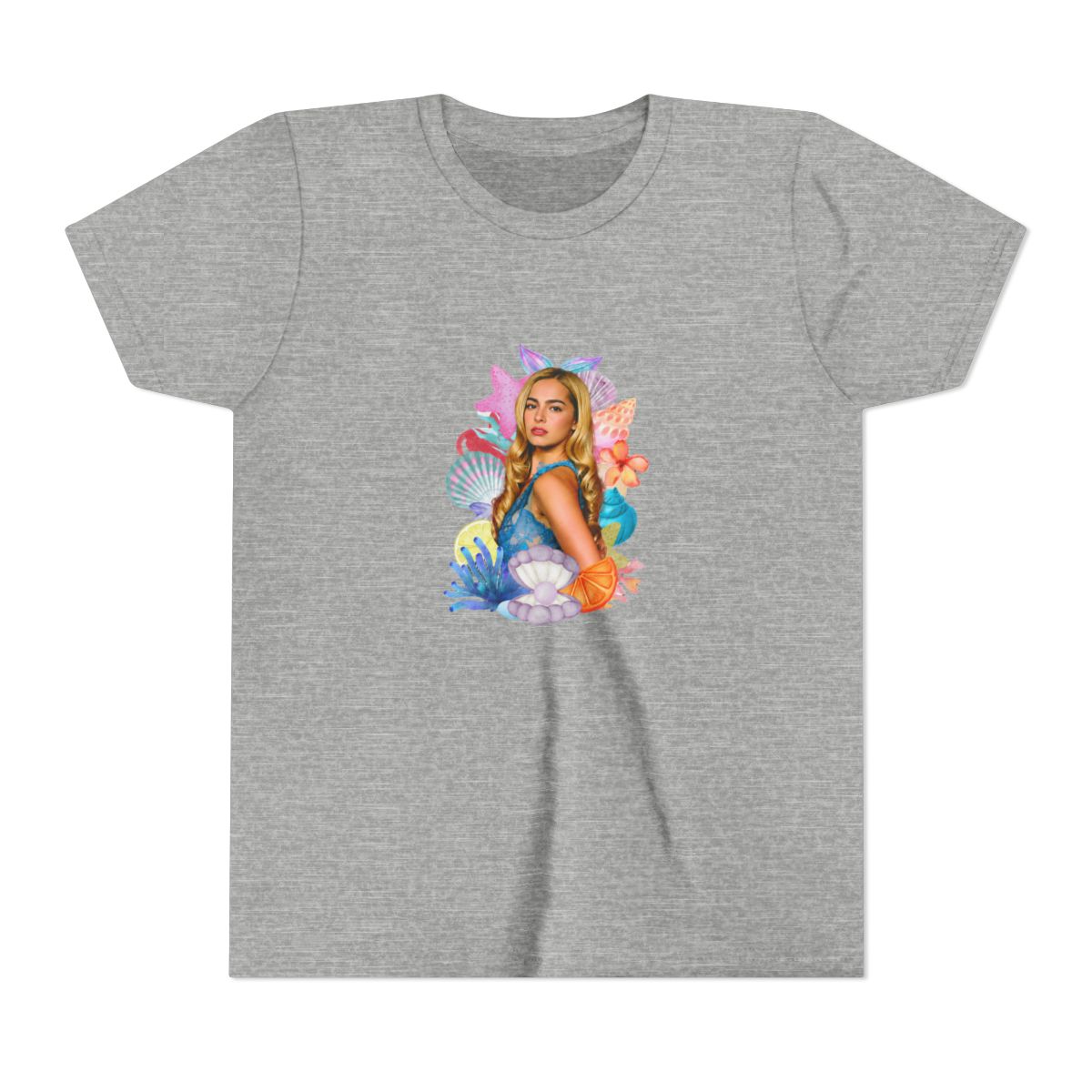 Addison Rae Ocean Goddess Aesthetic Kids T Shirt - alternate angle 3, merchandise