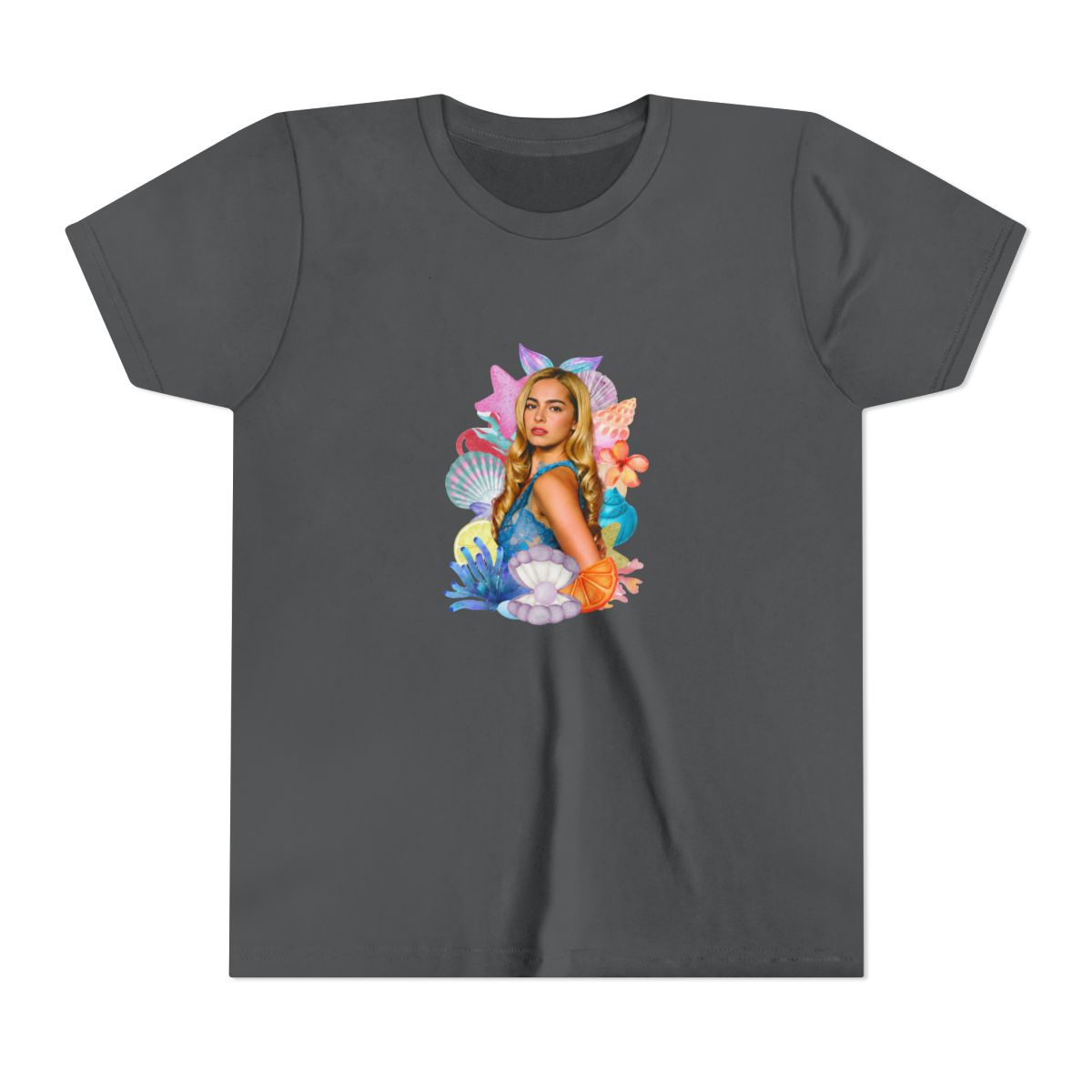Addison Rae Ocean Goddess Aesthetic Kids T Shirt - alternate angle 5, merchandise