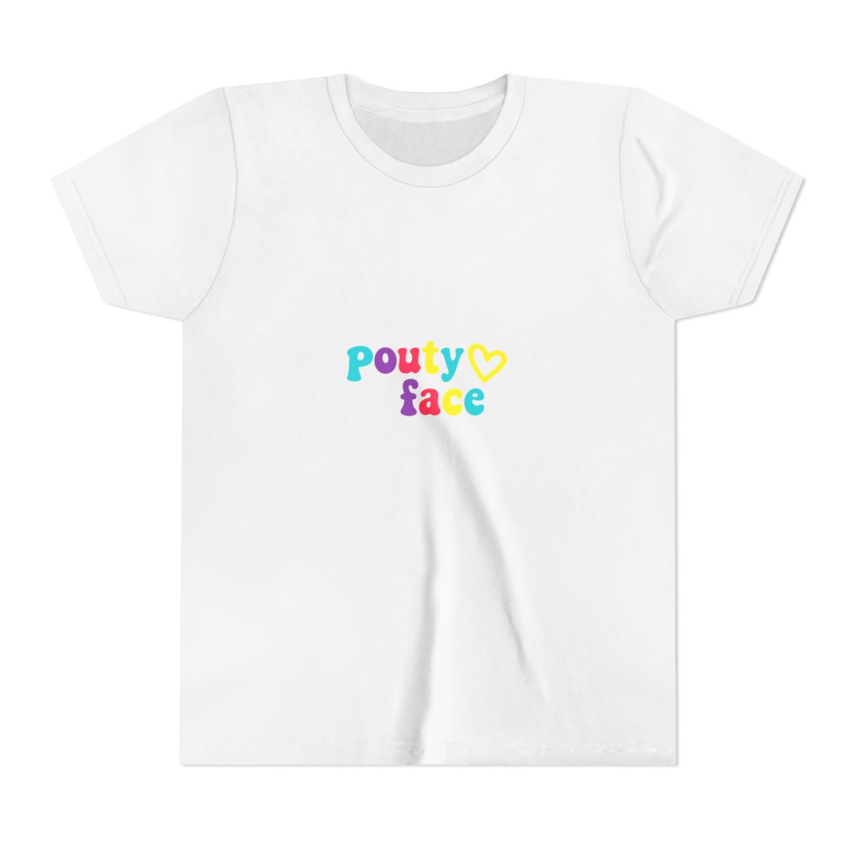 Addison rae pouty face Kids T-Shirt - alternate angle 2, merchandise