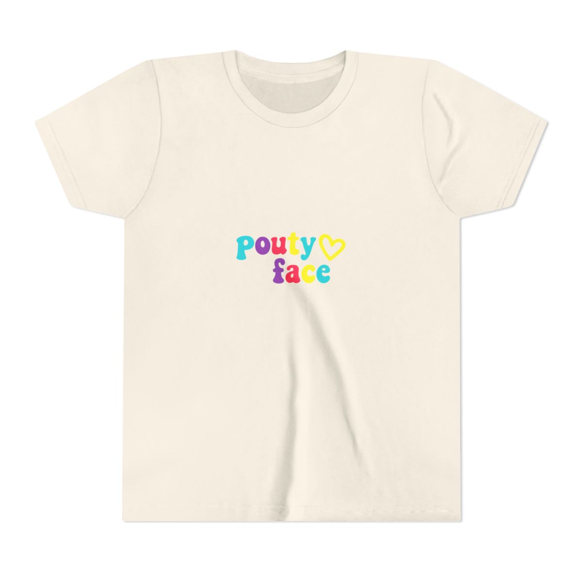 Addison rae pouty face Kids T-Shirt - alternate angle 4, merchandise