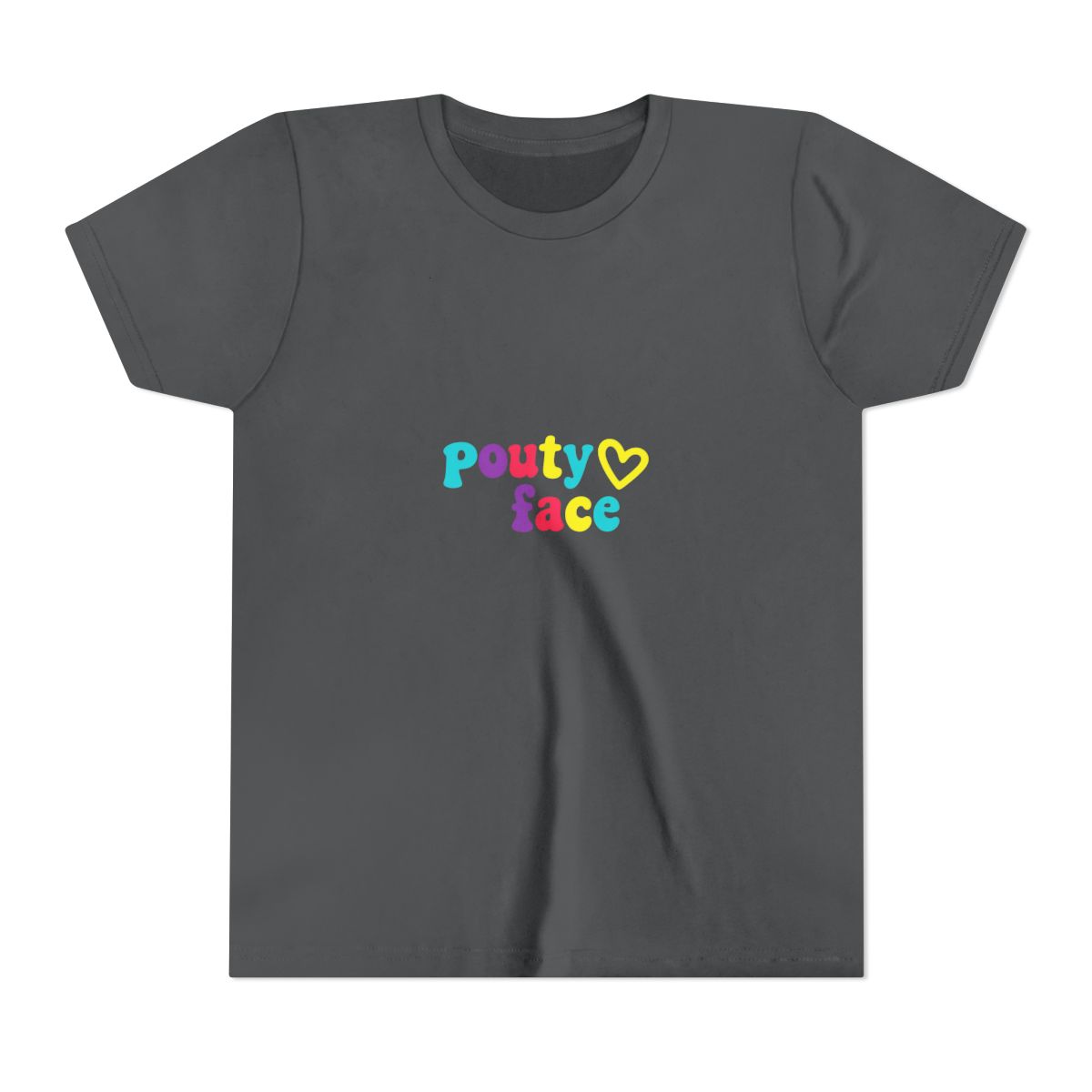 Addison rae pouty face Kids T-Shirt - alternate angle 2, merchandise
