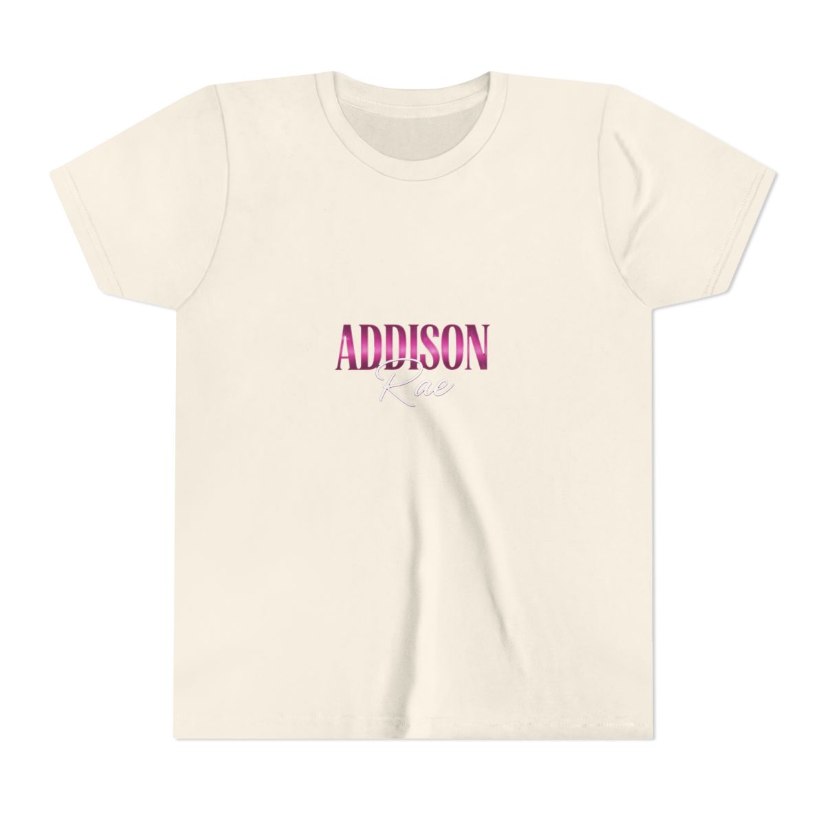 Addison Rae Vintage Retro Kids T Shirt - alternate angle 3, merchandise