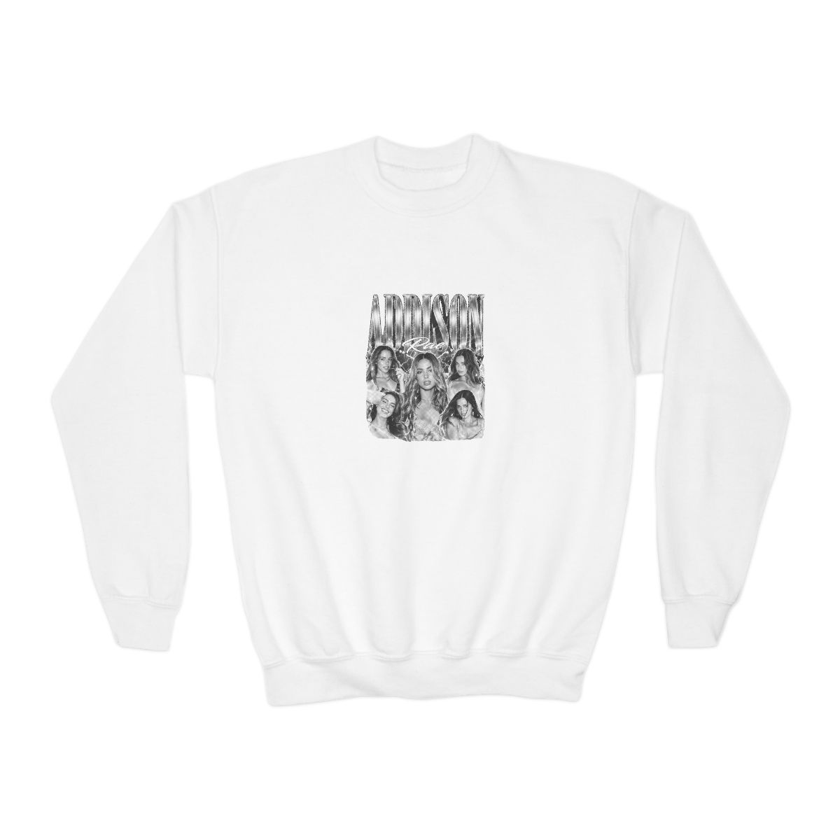Addison Rae Crewneck 4 - alternate angle 2, merchandise
